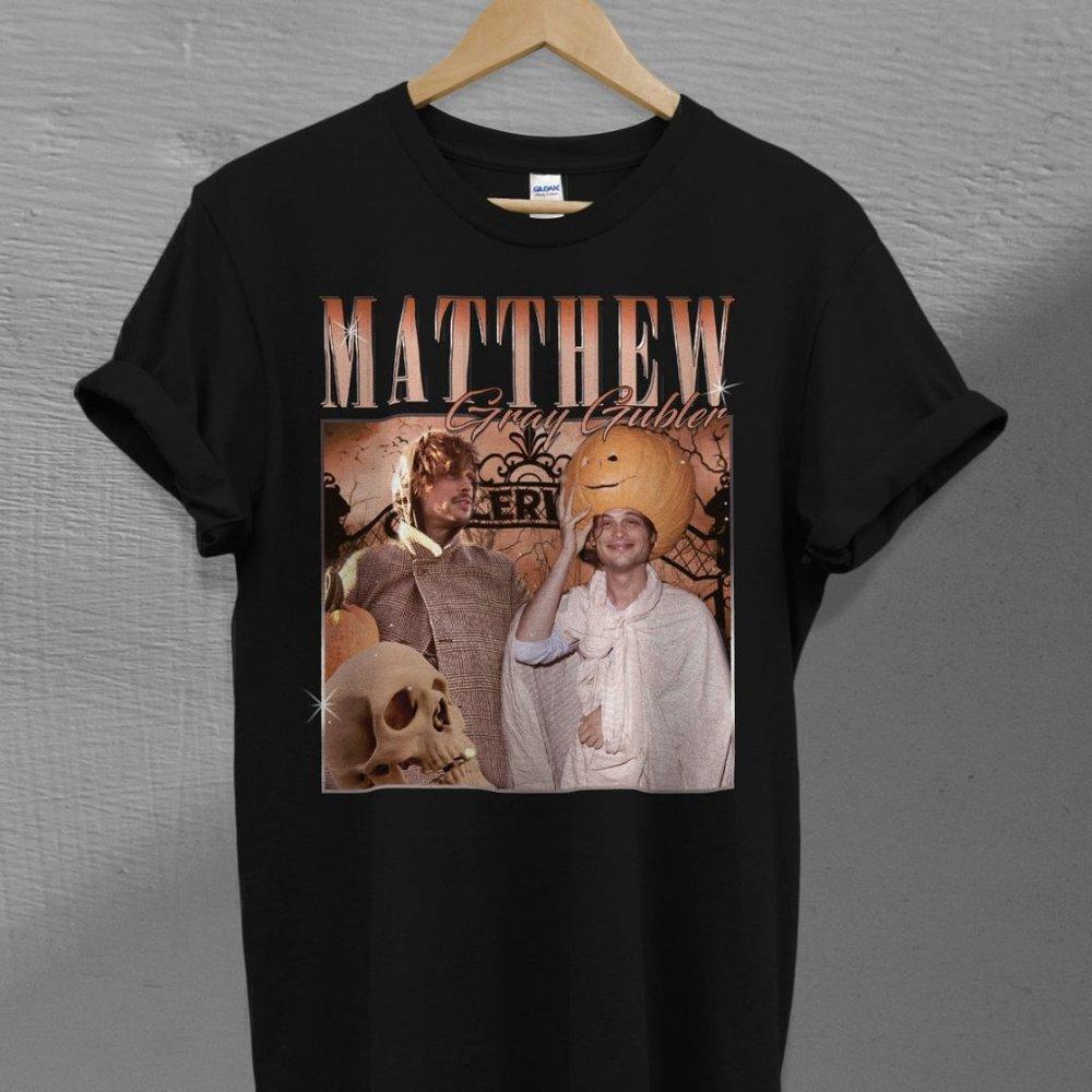 Matthew Gray Gubler Halloween Aesthetic Graphic Unisex T-Shirt